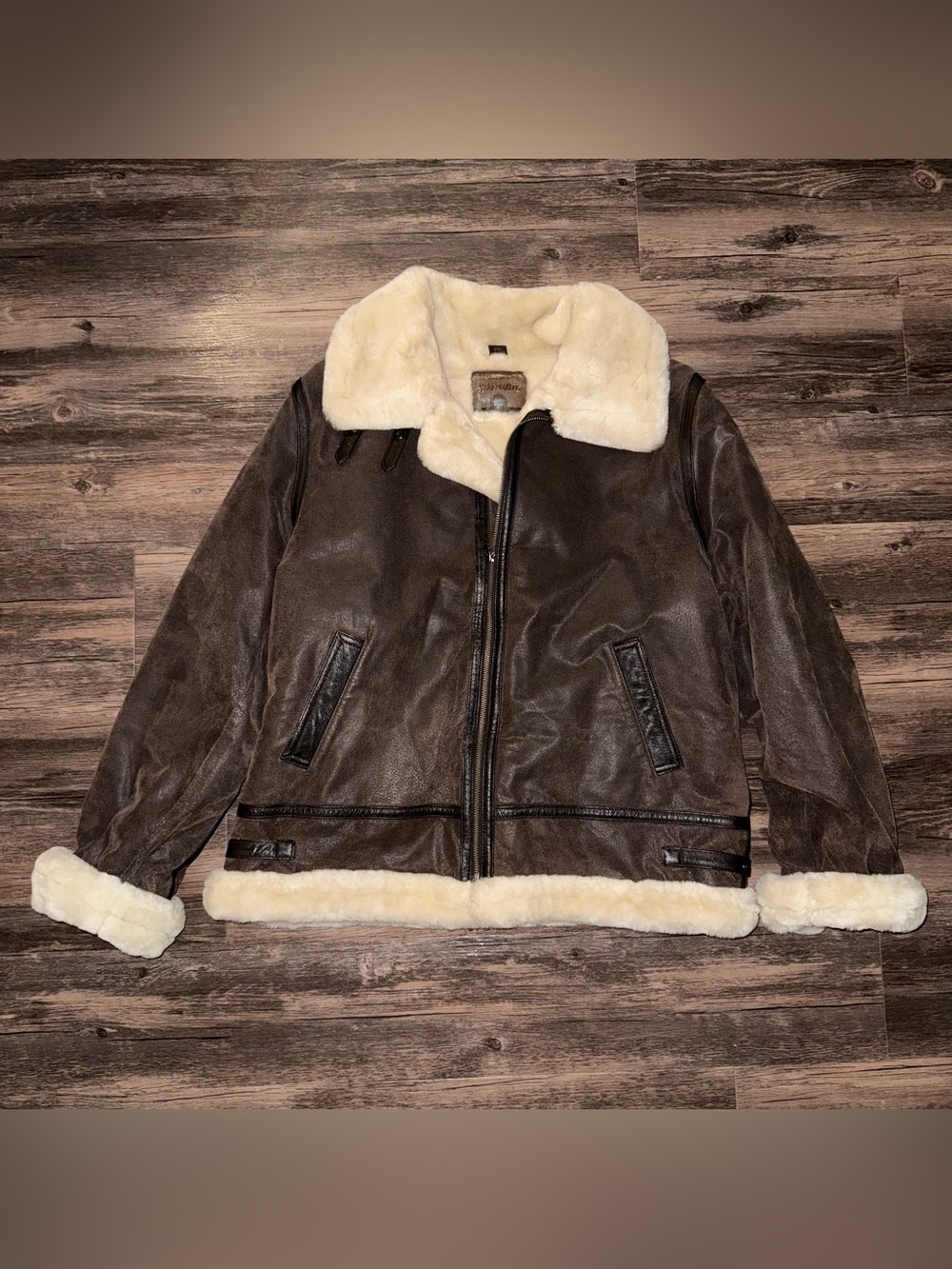 Vintage St John’s Bay aviator jacket